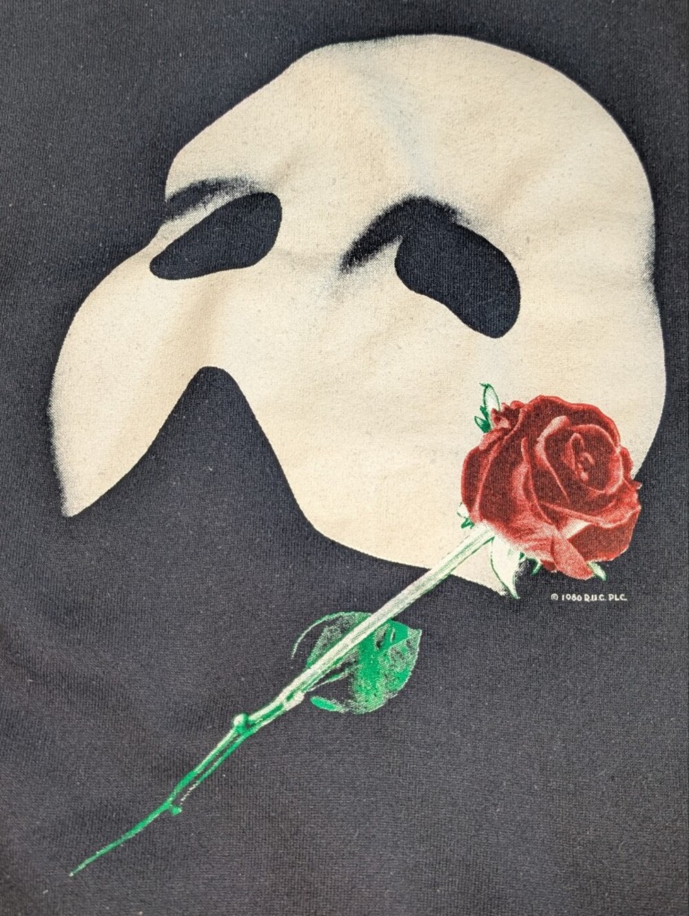 Phantom Of The Opera Vintage 1980 Ladies Lg Men's Medium Sweatshirt